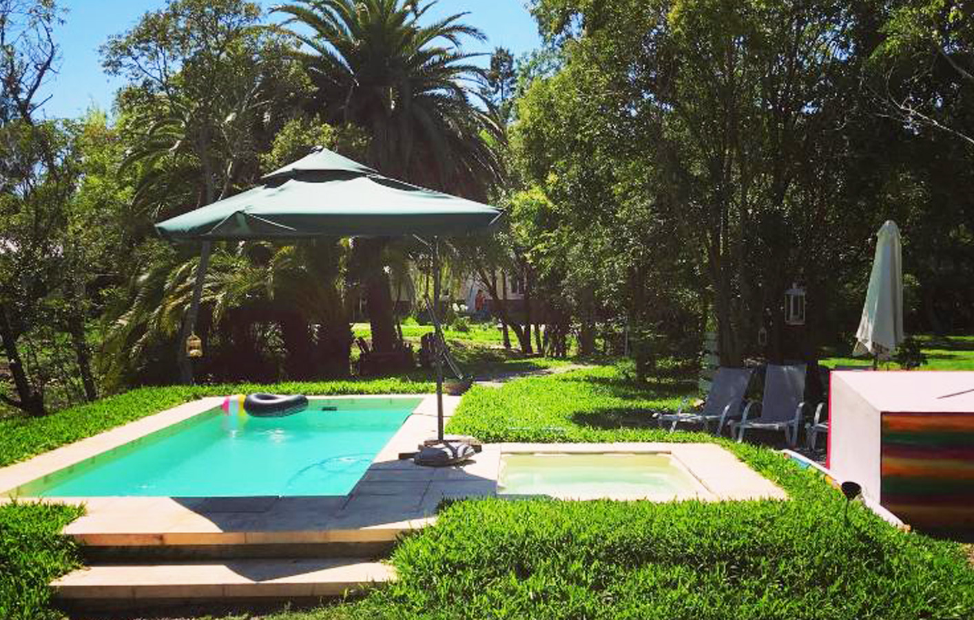 Fin de semana de piscina y descanso en familia en Chacra La Escondida